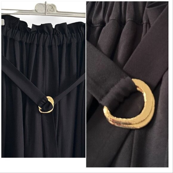 ULLA JOHNSON Zeta Midi Skirt, Noir-black, Size 8, New with tag - Picture 13 of 16